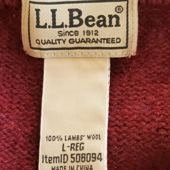 L.L. Bean V-neck Sweater - Picture 5 of 6